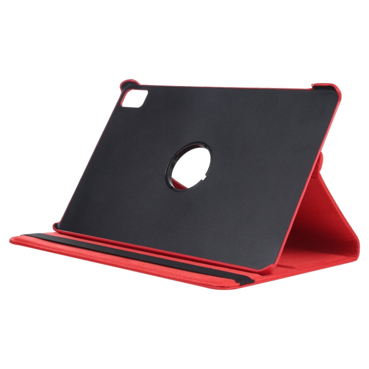 For iPad Air 13 2024 360 Degree Rotation Litchi Texture Leather Tablet Case with Holder(Red) - iPad Air 13 2024 Cases by PMC TechLife | Online Shopping South Africa | PMC TechLife | Buy Now Pay Later Mobicred