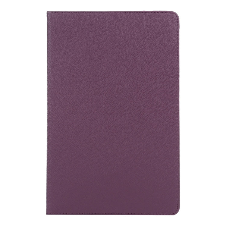 For iPad Air 11 2024 360 Degree Rotation Litchi Texture Leather Tablet Case with Holder(Purple) - iPad Air 11 2024 Cases by PMC TechLife | Online Shopping South Africa | PMC TechLife | Buy Now Pay Later Mobicred