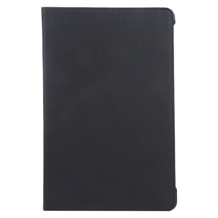 For iPad Air 11 2024 360 Degree Rotation Litchi Texture Leather Tablet Case with Holder(Black) - iPad Air 11 2024 Cases by PMC Jewellery | Online Shopping South Africa | PMC Jewellery | Buy Now Pay Later Mobicred