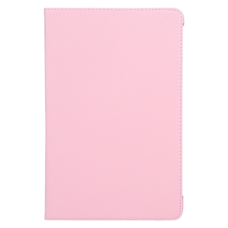 For iPad Pro 11 2024 360 Degree Rotation Litchi Texture Leather Tablet Case with Holder(Pink) - iPad Pro 11 2024 Cases by PMC Jewellery | Online Shopping South Africa | PMC Jewellery | Buy Now Pay Later Mobicred