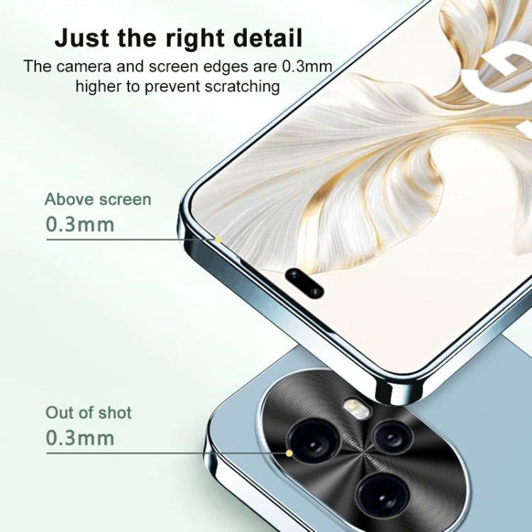 For Honor Magic6 Pro AG Frosted Electroplating Acrylic Phone Case(Silver White) - free shipping - PMC Jewellery - Order now!