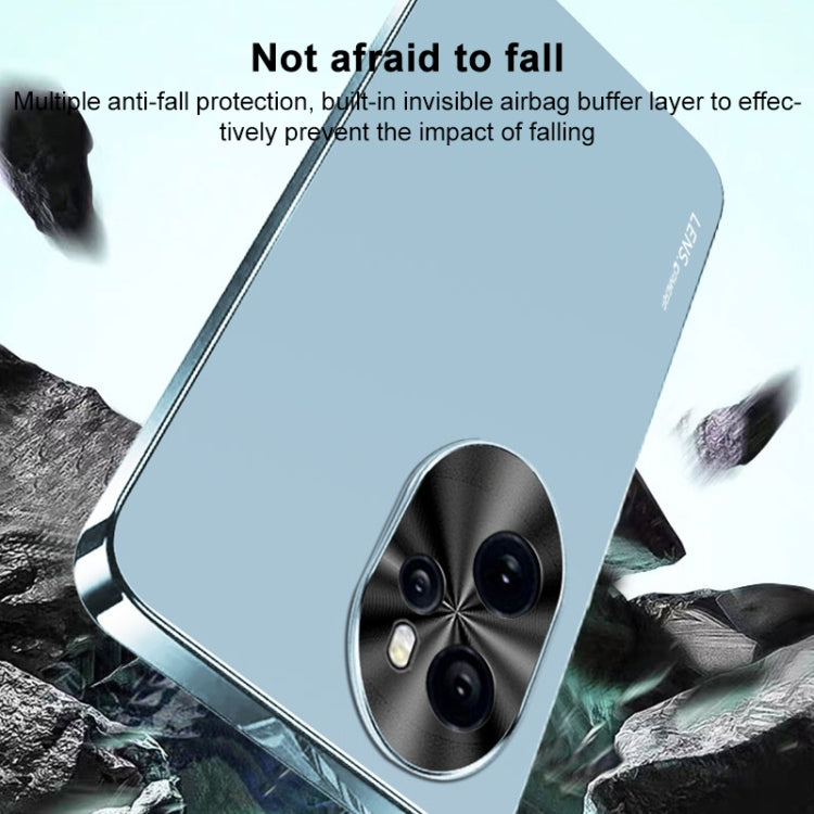 For Honor Magic6 Pro AG Frosted Electroplating Acrylic Phone Case(Silver White) - free shipping - PMC Jewellery - Order now!