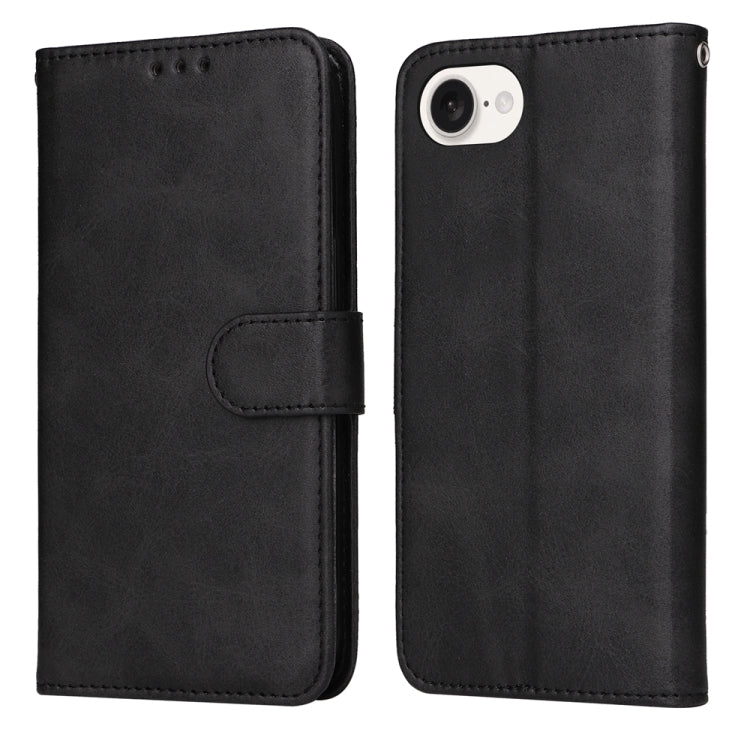 For iPhone 16e Classic Calf Texture Flip Leather Phone Case(Black) - free shipping - PMC TechLife - Order now!
