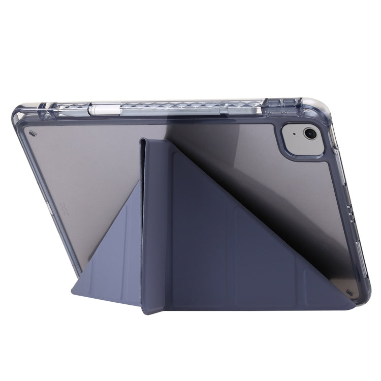 For iPad Air 11 2024 Clear Acrylic Deformation Leather Tablet Case(Lavender Purple) - iPad Air 11 2024 Cases by PMC Jewellery | Online Shopping South Africa | PMC Jewellery | Buy Now Pay Later Mobicred