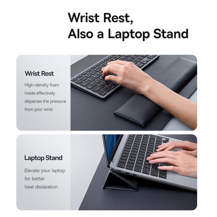 Baseus MagPro Series 2 3 in 1 Smart Desk Mat, Basic Version(Black) - Mouse Pads by Baseus | Online Shopping South Africa | PMC Jewellery | Buy Now Pay Later Mobicred