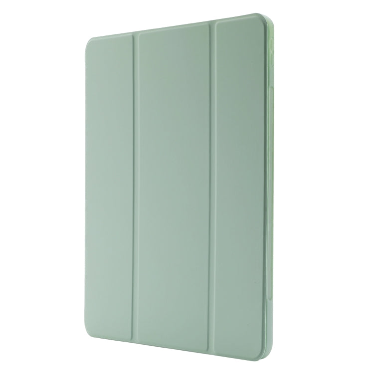 For iPad Pro 11 2024 Skin Feel Tri-fold Leather Tablet Case with Pen Slot(Matcha Green) - iPad Pro 11 2024 Cases by PMC Jewellery | Online Shopping South Africa | PMC Jewellery | Buy Now Pay Later Mobicred