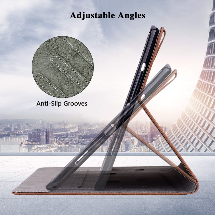 For iPad Air 13 2025 / 2024 Embossed Tiger Pattern Leather Tablet Case(Brown) - iPad Air 13 2025 / 2024 Cases by PMC TechLife | Online Shopping South Africa | PMC TechLife | Buy Now Pay Later Mobicred