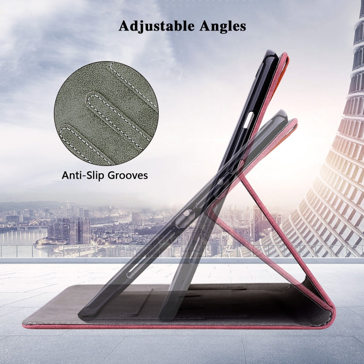 For iPad Air 13 2025 / 2024 Embossed Tiger Pattern Leather Tablet Case(Red) - iPad Air 13 2025 / 2024 Cases by PMC TechLife | Online Shopping South Africa | PMC TechLife | Buy Now Pay Later Mobicred