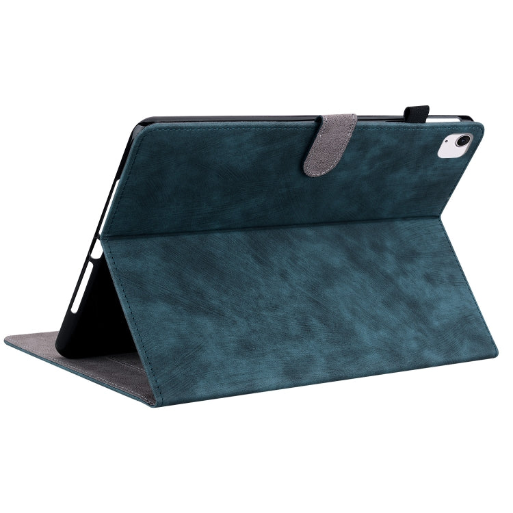 For iPad Air 13 2025 / 2024 Embossed Tiger Pattern Leather Tablet Case(Dark Blue) - iPad Air 13 2025 / 2024 Cases by PMC TechLife | Online Shopping South Africa | PMC TechLife | Buy Now Pay Later Mobicred