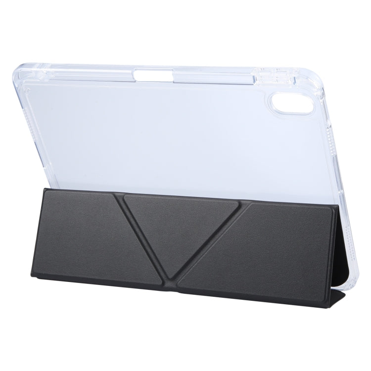 For iPad Pro 11 2022 GEBEI Deformation Leather Tablet Case(Black) - free shipping - PMc TechLife - Order now!