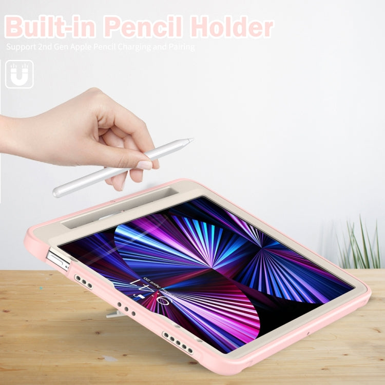 For iPad Air 11 2024 Spider Wheel Silicone Hybrid PC Tablet Case(Cherry Blossoms Pink) - iPad Air 11 2024 Cases by PMC TechLife | Online Shopping South Africa | PMC TechLife | Buy Now Pay Later Mobicred