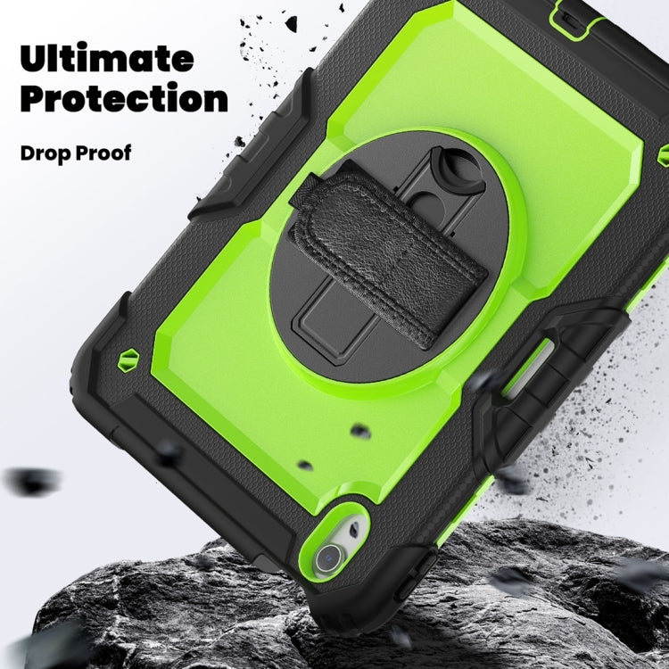 For iPad Air 11 2024 Silicone + PC Tablet Protective Case(Yellow Green+Black) - iPad Air 11 2024 Cases by PMC TechLife | Online Shopping South Africa | PMC TechLife | Buy Now Pay Later Mobicred