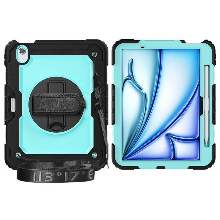 For iPad Air 11 2024 Silicone + PC Tablet Protective Case(Light Blue+Black) - iPad Air 11 2024 Cases by PMC Jewellery | Online Shopping South Africa | PMC Jewellery | Buy Now Pay Later Mobicred