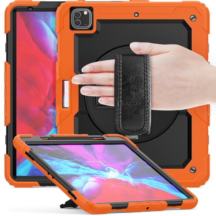 For iPad Pro 13 2024 Silicone Hybrid PC Tablet Protective Case(Orange+Black) - iPad Pro 13 2024 Cases by PMC Jewellery | Online Shopping South Africa | PMC Jewellery | Buy Now Pay Later Mobicred