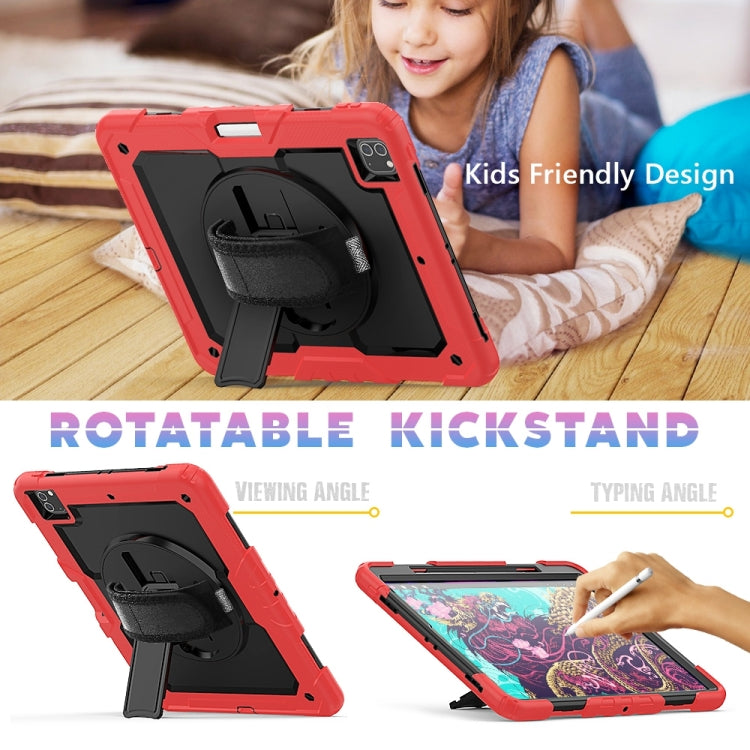 For iPad Pro 13 2024 Silicone + PC Tablet Protective Case(Red+Black) - iPad Pro 13 2024 Cases by PMC TechLife | Online Shopping South Africa | PMC TechLife | Buy Now Pay Later Mobicred