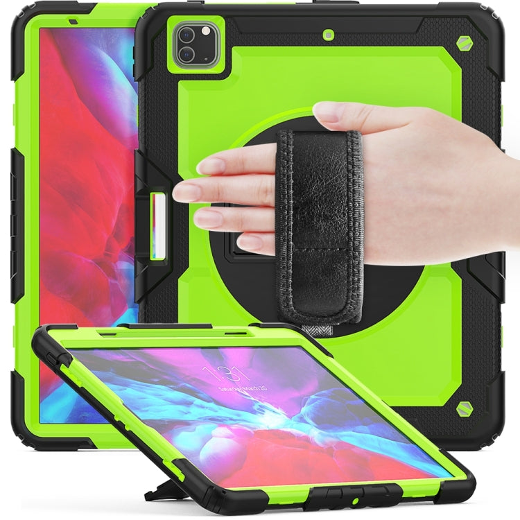 For iPad Pro 13 2024 Silicone + PC Tablet Protective Case(Yellow Green+Black) - iPad Pro 13 2024 Cases by PMC TechLife | Online Shopping South Africa | PMC TechLife | Buy Now Pay Later Mobicred