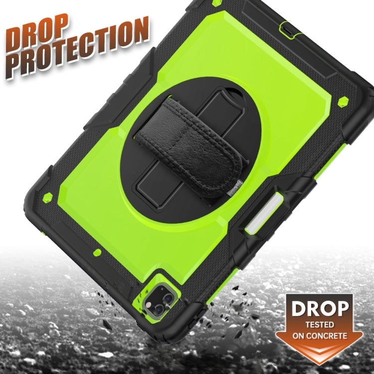 For iPad Pro 13 2024 Silicone + PC Tablet Protective Case(Yellow Green+Black) - iPad Pro 13 2024 Cases by PMC TechLife | Online Shopping South Africa | PMC TechLife | Buy Now Pay Later Mobicred