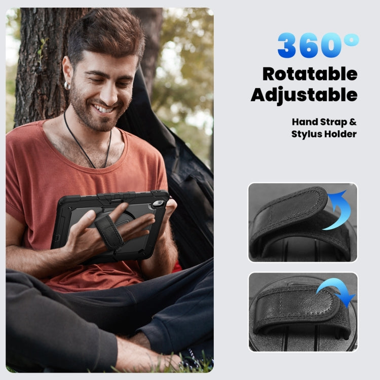 For iPad Air 13 2024 Silicone + PC Tablet Protective Case(Black) - iPad Air 13 2024 Cases by PMC TechLife | Online Shopping South Africa | PMC TechLife | Buy Now Pay Later Mobicred