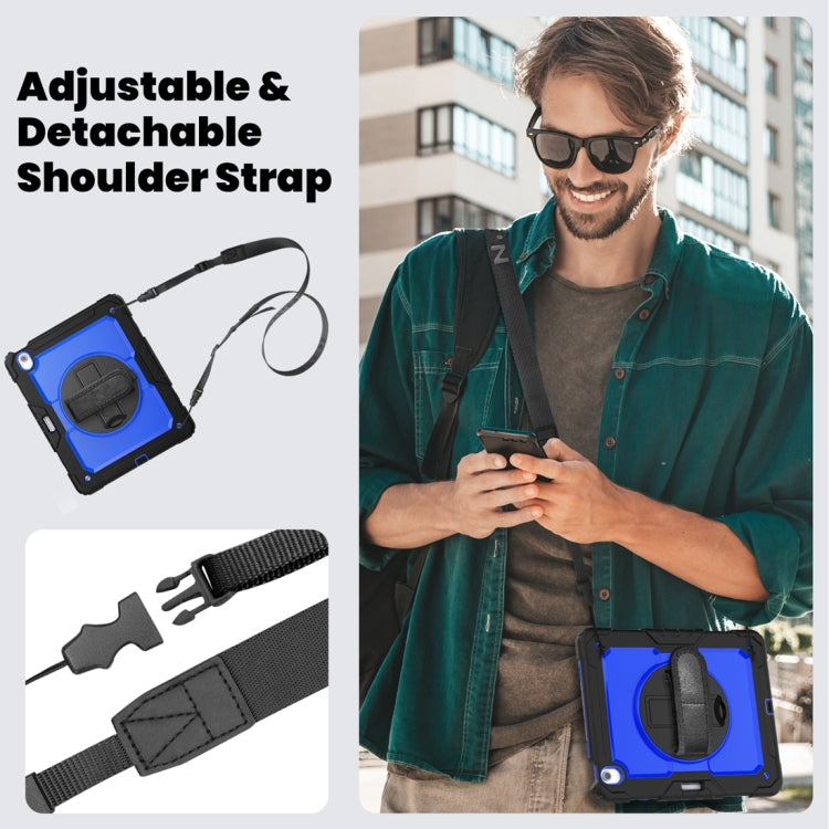 For iPad Air 13 2024 Silicone + PC Tablet Protective Case(Dark Blue+Black) - iPad Air 13 2024 Cases by PMC TechLife | Online Shopping South Africa | PMC TechLife | Buy Now Pay Later Mobicred