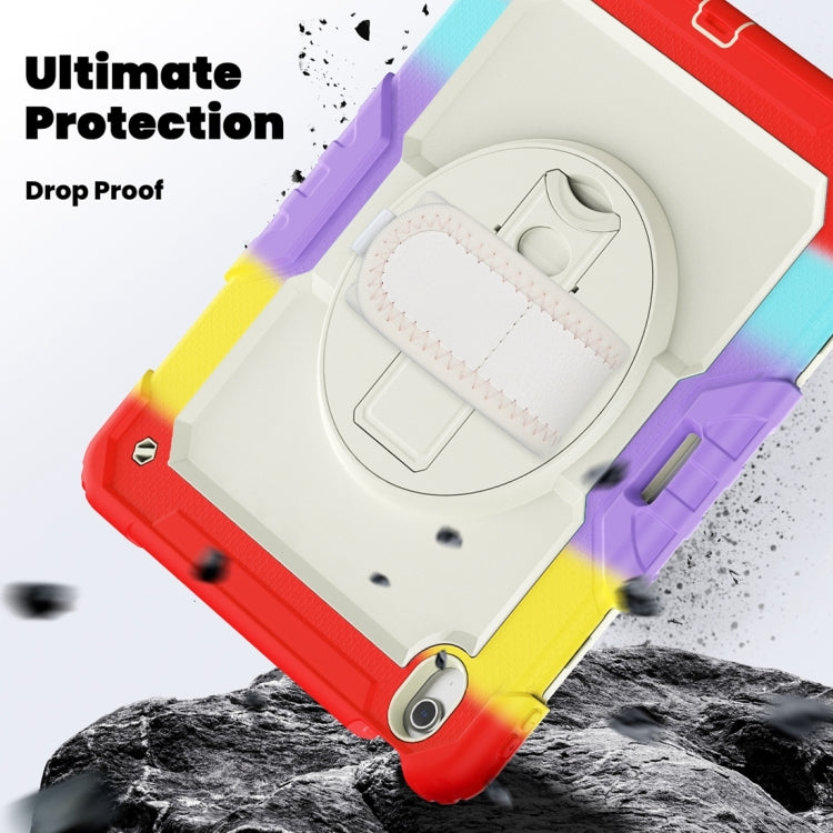For iPad Air 13 2024 Silicone + PC Tablet Protective Case(Rainbow Red) - iPad Air 13 2024 Cases by PMC TechLife | Online Shopping South Africa | PMC TechLife | Buy Now Pay Later Mobicred