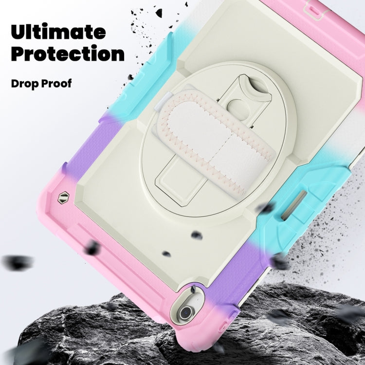 For iPad Air 13 2024 Silicone + PC Tablet Protective Case(Rainbow Pink) - iPad Air 13 2024 Cases by PMC TechLife | Online Shopping South Africa | PMC TechLife | Buy Now Pay Later Mobicred