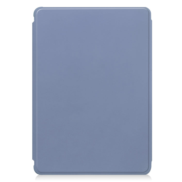 For iPad Pro 11 2024 Transparent Rotation Smart Leather Tablet Case with Keyboard(Lavender) - iPad Pro 11 2024 Cases by PMC Jewellery | Online Shopping South Africa | PMC Jewellery | Buy Now Pay Later Mobicred