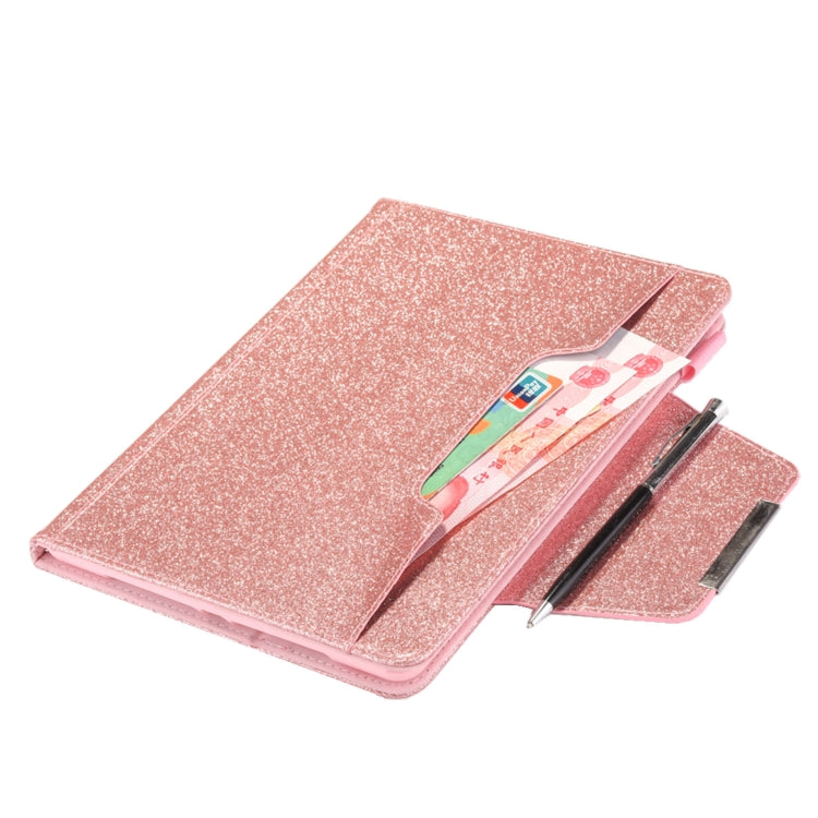 For iPad Pro 11 2024 Glitter Metal Buckle Leather Smart Tablet Case(Rose Gold) - free shipping - PMC TechLife - Order now!