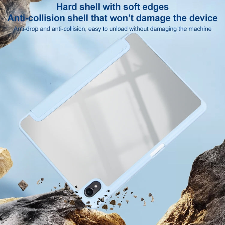 For Huawei MatePad 11 2021 / 2023 Clear Acrylic Deformation Leather Tablet Case(Grey) - Huawei by PMC TechLife | Online Shopping South Africa | PMC TechLife | Buy Now Pay Later Mobicred