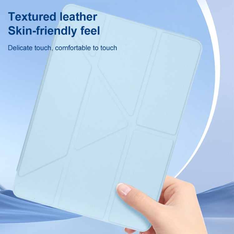 For Huawei MatePad 11 2021 / 2023 Clear Acrylic Deformation Leather Tablet Case(Pink) - Huawei by PMC TechLife | Online Shopping South Africa | PMC TechLife | Buy Now Pay Later Mobicred