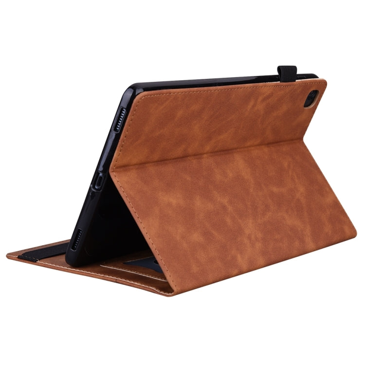 For iPad Pro 13 2024 Splicing Shockproof Leather Tablet Case(Brown) - iPad Pro 13 2024 Cases by PMC Jewellery | Online Shopping South Africa | PMC Jewellery | Buy Now Pay Later Mobicred