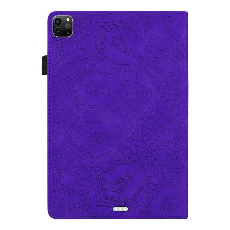 For iPad Pro 11 2024 Calf Texture Embossed Leather Tablet Case(Purple) - iPad Pro 11 2024 Cases by PMC Jewellery | Online Shopping South Africa | PMC Jewellery | Buy Now Pay Later Mobicred