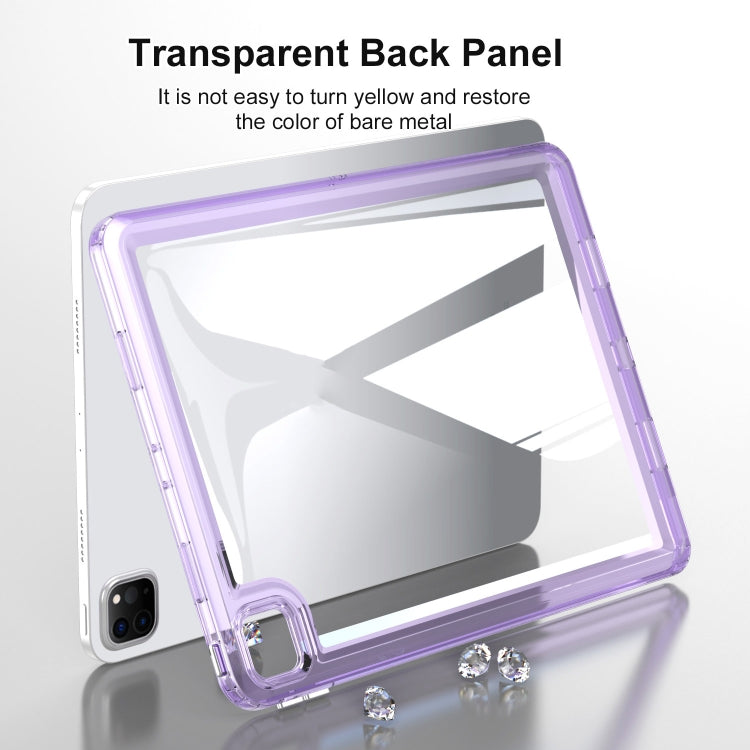 For iPad Air 11 2025 / 2024 Transparent Acrylic Tablet Case(Pink) - iPad Air 11 2025 / 2024 Cases by PMC TechLife | Online Shopping South Africa | PMC TechLife | Buy Now Pay Later Mobicred