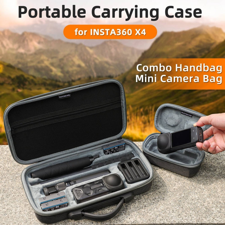 For Insta360 X4 Sunnylife Carrying Case Handbag, Model:X4-B816 Combo Bag - Case & Bags by Sunnylife | Online Shopping South Africa | PMC Jewellery | Buy Now Pay Later Mobicred