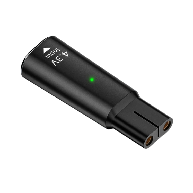 Shaver / Clipper Charging Adapter for Philips, Interface:Type-C to 4.3V Single Slot(Black) - Shavers Parts by PMC TechLife | Online Shopping South Africa | PMC TechLife | Buy Now Pay Later Mobicred