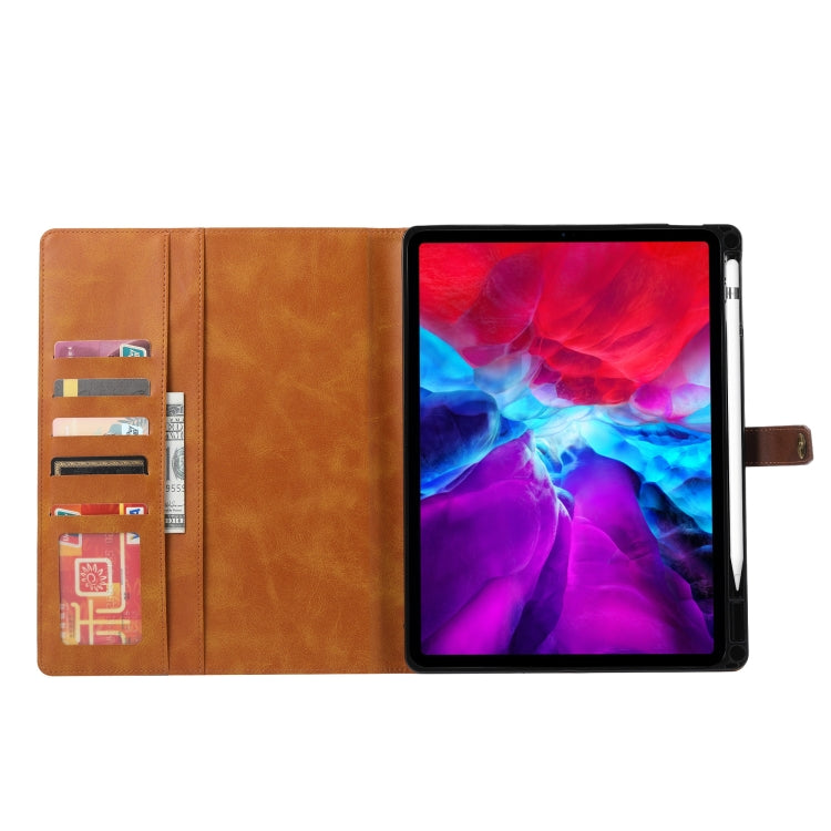 For iPad Pro 13 2024 Calf Texture Double Fold Clasp Horizontal Flip Leather Smart Tablet Case(Red) - iPad Pro 13 2024 Cases by PMC TechLife | Online Shopping South Africa | PMC TechLife | Buy Now Pay Later Mobicred
