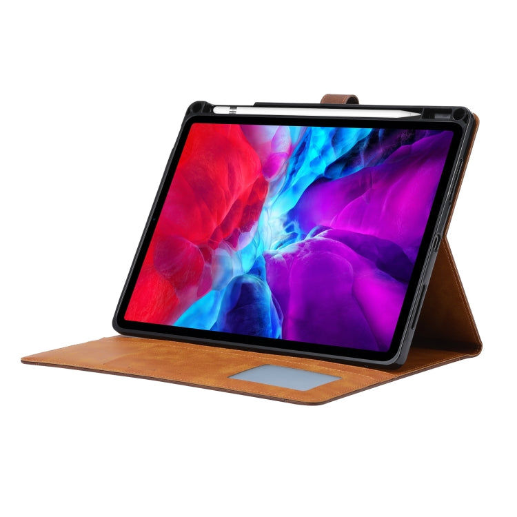 For iPad Pro 13 2024 Calf Texture Double Fold Clasp Horizontal Flip Leather Smart Tablet Case(Red) - iPad Pro 13 2024 Cases by PMC TechLife | Online Shopping South Africa | PMC TechLife | Buy Now Pay Later Mobicred