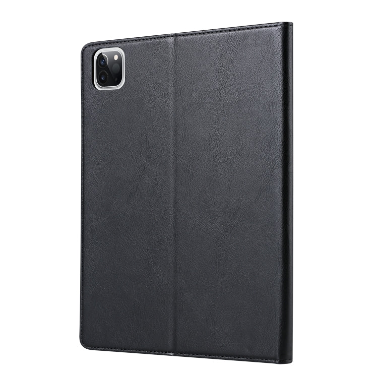 For iPad Pro 13 2024 Knead Skin Texture Horizontal Flip Leather Smart Tablet Case(Black) - iPad Pro 13 2024 Cases by PMC TechLife | Online Shopping South Africa | PMC TechLife | Buy Now Pay Later Mobicred