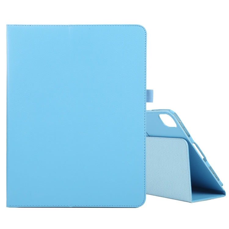For iPad Pro 11 2024 Litchi Texture Solid Color Leather Tablet Case(Sky Blue) - iPad Pro 11 2024 Cases by PMC TechLife | Online Shopping South Africa | PMC TechLife | Buy Now Pay Later Mobicred