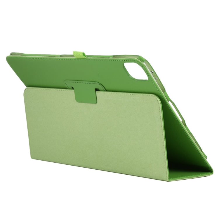 For iPad Pro 13 2024 Litchi Texture Solid Color Leather Tablet Case(Green) - iPad Pro 13 2024 Cases by PMC TechLife | Online Shopping South Africa | PMC TechLife | Buy Now Pay Later Mobicred