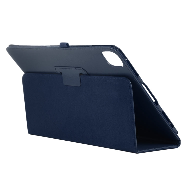 For iPad Pro 13 2024 Litchi Texture Solid Color Leather Tablet Case(Dark Blue) - iPad Pro 13 2024 Cases by PMC Jewellery | Online Shopping South Africa | PMC Jewellery | Buy Now Pay Later Mobicred