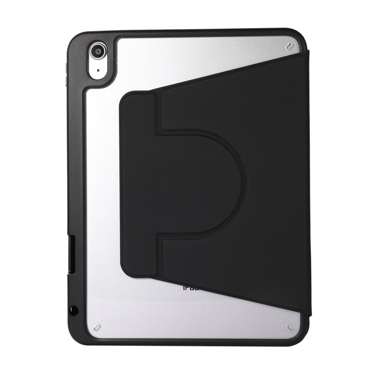 For iPad Pro 11 2024 2 in 1 Acrylic Split Rotating Leather Tablet Case(Black) - iPad Pro 11 2024 Cases by PMC Jewellery | Online Shopping South Africa | PMC Jewellery | Buy Now Pay Later Mobicred