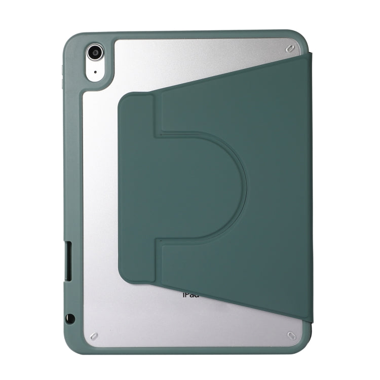 For iPad Pro 13 2024 2 in 1 Acrylic Split Rotating Leather Tablet Case(Pine Needle Green) - iPad Pro 13 2024 Cases by PMC TechLife | Online Shopping South Africa | PMC TechLife | Buy Now Pay Later Mobicred