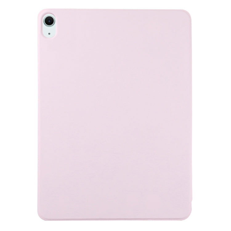 For iPad Air 11 2024 Double-sided Clip Non-buckle Magnetic PU Smart Tablet Case(Pink) - iPad Air 11 2024 Cases by PMC Jewellery | Online Shopping South Africa | PMC Jewellery | Buy Now Pay Later Mobicred