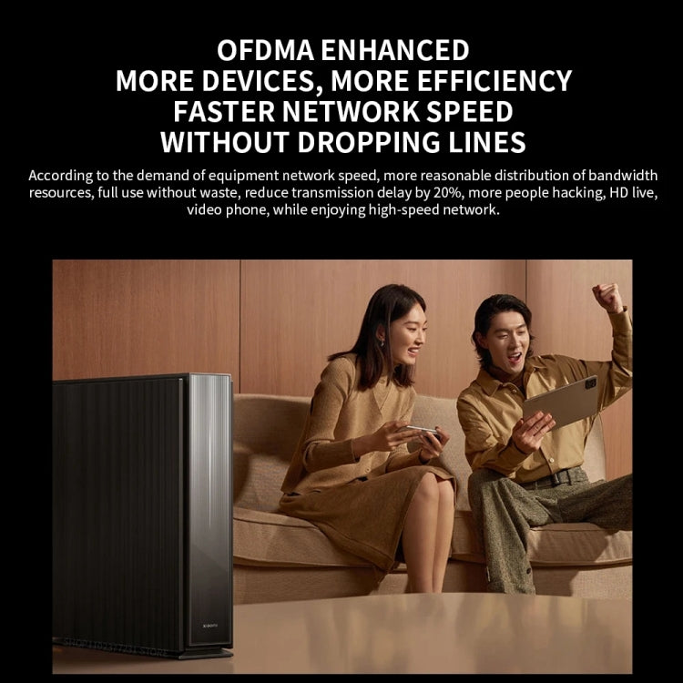 Xiaomi BE6500 Pro WiFi7 Dual Band 8-channel Independent Signal Amplifier 1GB Memory Router, US Plug(Black) - free shipping - PMC TechLife - Order now!