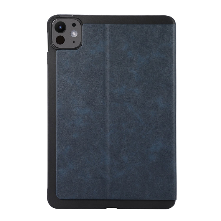 For iPad Pro 11 2024 TPU Flip Tablet Protective Leather Case(Dark Blue) - iPad Pro 11 2024 Cases by PMC Jewellery | Online Shopping South Africa | PMC Jewellery | Buy Now Pay Later Mobicred