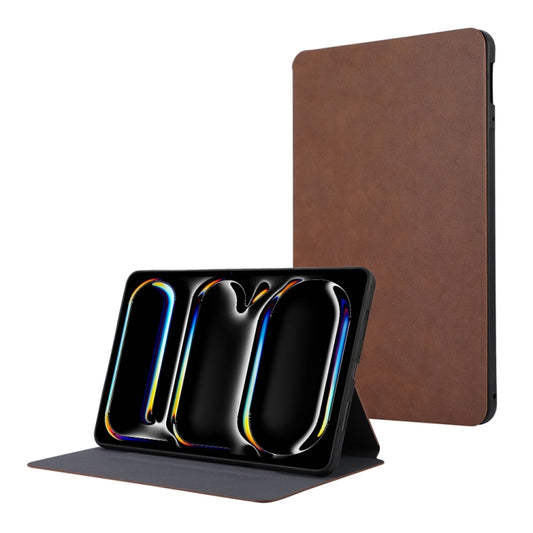For iPad Pro 11 2024 TPU Flip Tablet Protective Leather Case(Brown) - iPad Pro 11 2024 Cases by PMC Jewellery | Online Shopping South Africa | PMC Jewellery | Buy Now Pay Later Mobicred