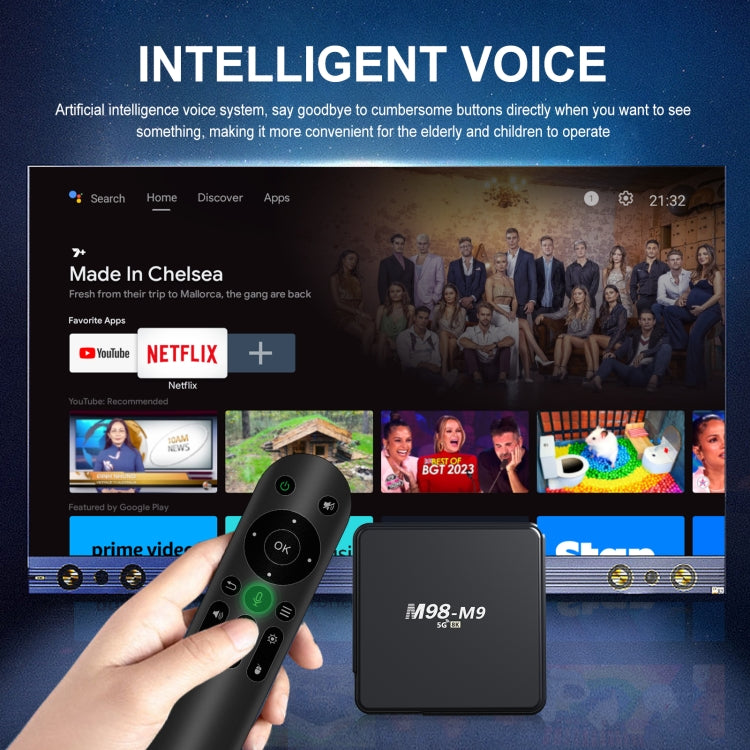 M98-M9 Quad-core ARM Cortex-A53 WiFi Bluetooth 4K HD Android TV Box, RAM:2GB+8GB(AU Plug) - Allwinner H3 by PMC TechLife | Online Shopping South Africa | PMC TechLife | Buy Now Pay Later Mobicred