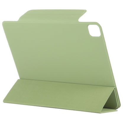 For iPad Pro 13 2024 Double-sided Clip Fixed Buckle Magnetic PU Leather Smart Tablet Case(Grass Green) - iPad Pro 13 2024 Cases by PMC Jewellery | Online Shopping South Africa | PMC Jewellery | Buy Now Pay Later Mobicred