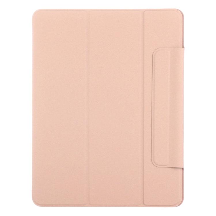 For iPad Pro 13 2024 Double-sided Clip Fixed Buckle Magnetic PU Leather Smart Tablet Case(Gold) - iPad Pro 13 2024 Cases by PMC Jewellery | Online Shopping South Africa | PMC Jewellery | Buy Now Pay Later Mobicred