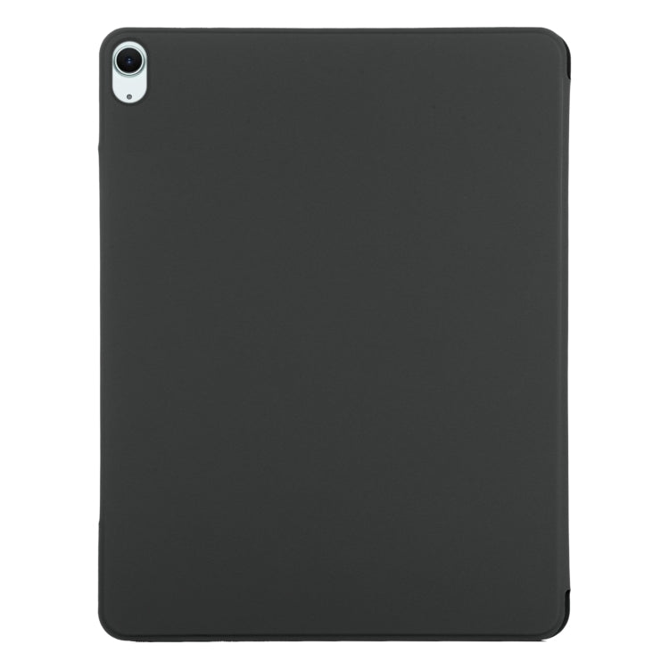 For iPad Air 11 2025 / 2024 Double-sided Clip Fixed Buckle Magnetic PU Leather Smart Tablet Case(Black) - iPad Air 11 2025 / 2024 Cases by PMC TechLife | Online Shopping South Africa | PMC TechLife | Buy Now Pay Later Mobicred